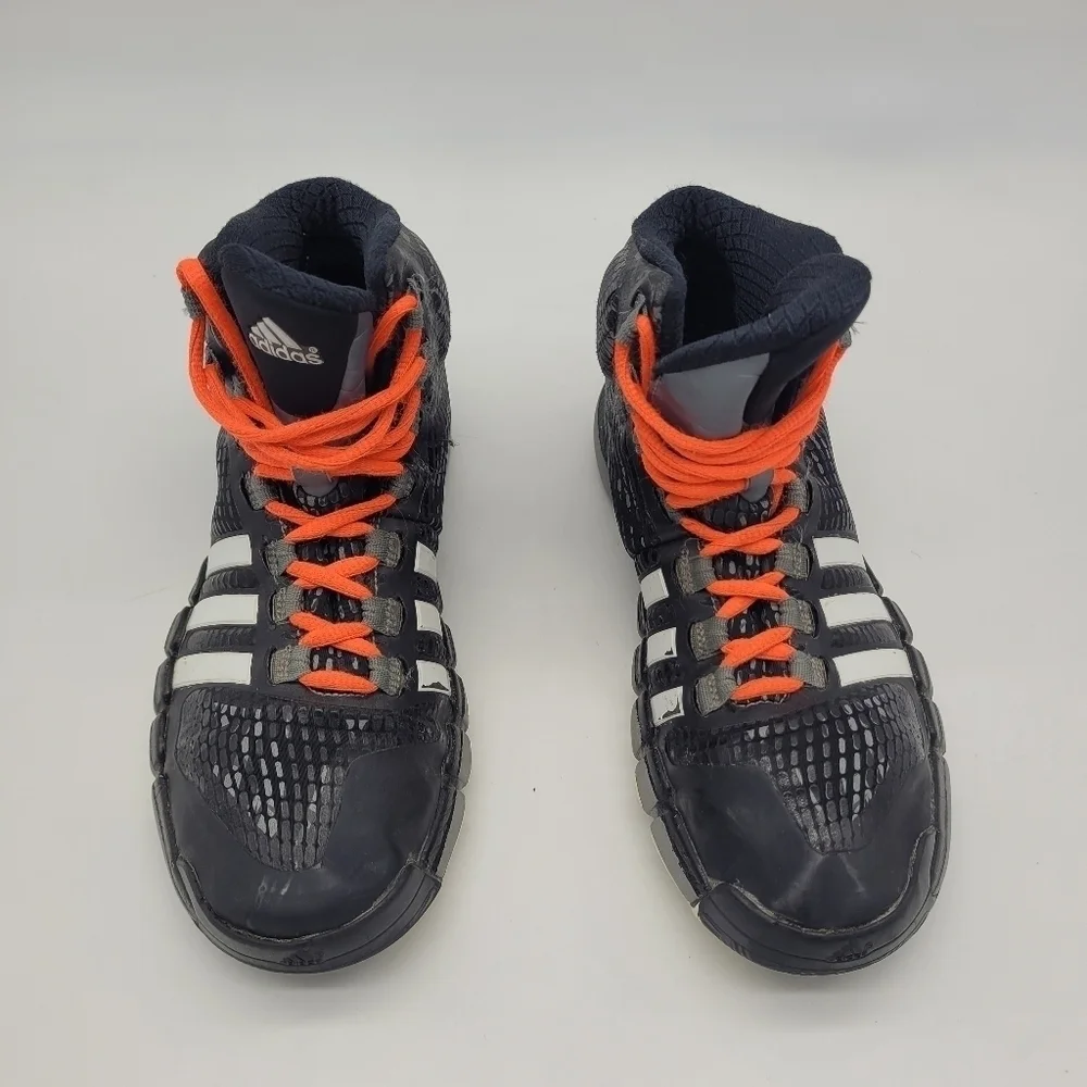 Adidas Adipure Crazy Quick Basketball Shoes Size 4.5 Youth Black Grey
